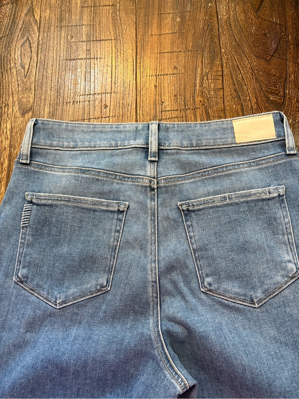 Paige Anessa Wide Leg Jeans Women 31 Blue NEW High Waist Ankle Vino Vibes NWT - Picture 8 of 13